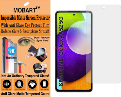 MOBART Tempered Glass Guard for SAMSUNG A52 5G (Matte Finish)(Pack of 1)