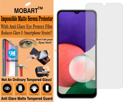 MOBART Tempered Glass Guard for SAMSUNG GALAXY A22 5G (Matte Finish)(Pack of 1)