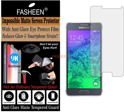 Fasheen Tempered Glass Guard for SAMSUNG GALAXY ALPHA (Matte Finish)(Pack of 1)