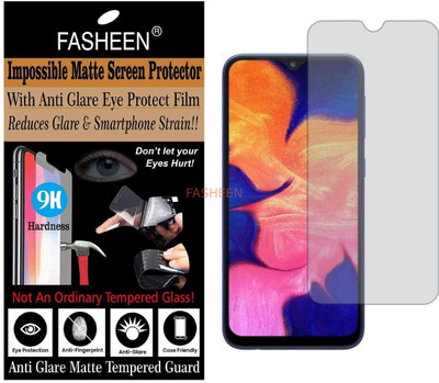 Fasheen Tempered Glass Guard for SAMSUNG A105F (GALAXY A10) (Matte Finish)(Pack of 1)