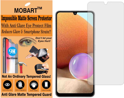 MOBART Tempered Glass Guard for SAMSUNG GALAXY A32 (Matte Finish)(Pack of 1)