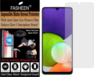 Fasheen Tempered Glass Guard for SAMSUNG GALAXY A22 (Matte Finish)(Pack of 1)