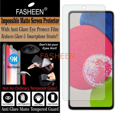 Fasheen Tempered Glass Guard for SAMSUNG GALAXY A52 S (Matte Finish)(Pack of 1)