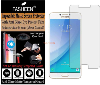 Fasheen Tempered Glass Guard for SAMSUNG SAMSUNG GALAXY C7 PRO (Matte Finish)(Pack of 1)