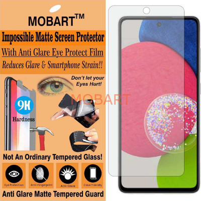 MOBART Tempered Glass Guard for SAMSUNG A52 S (Matte Finish)(Pack of 1)