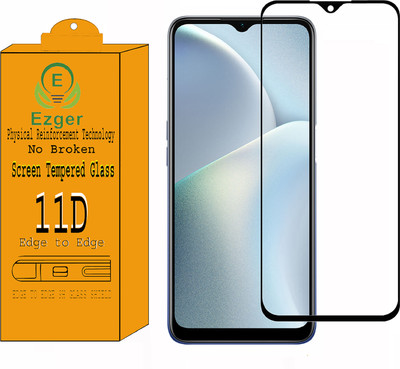 EZGER Tempered Glass Guard for Realme C25, Poco m2, Poco M3, Poco c3, Samsung Galaxy A70, Samsung Galaxy A70s(Pack of 1)