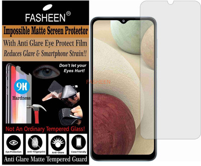 Fasheen Tempered Glass Guard for SAMSNG GALAXY A12 (Matte Finish)(Pack of 1)