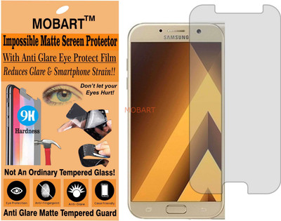 MOBART Tempered Glass Guard for SAMSUNG GALAXY A7 (2017) (Matte Finish)(Pack of 1)