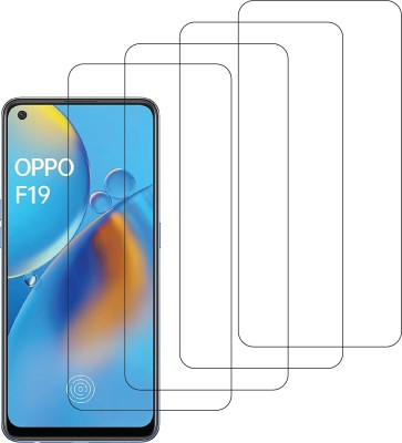 KITE DIGITAL Tempered Glass Guard for Oppo F19(Pack of 4)