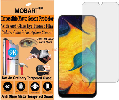 MOBART Tempered Glass Guard for SAMSUNG A30 (Matte Finish)(Pack of 1)