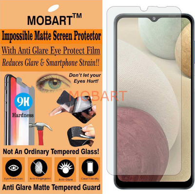 MOBART Tempered Glass Guard for SAMSUNG GALAXY A 12 (Matte Finish)(Pack of 1)