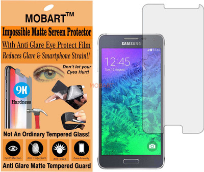 MOBART Tempered Glass Guard for SAMSUNG GALAXY ALPHA (Matte Finish)(Pack of 1)