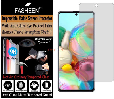 Fasheen Tempered Glass Guard for SAMSUNG GALAXY A71 (Matte Finish)(Pack of 1)
