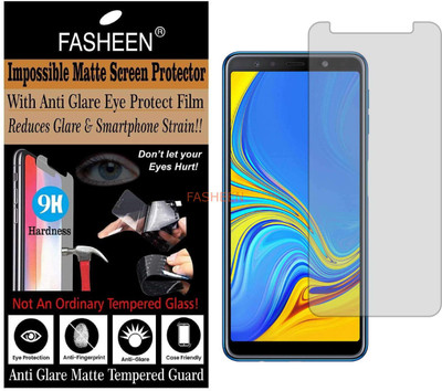 Fasheen Tempered Glass Guard for SAMSUNG GALAXY A7 2018 EDITION (Matte Finish)(Pack of 1)