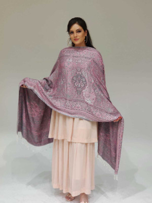 COTTON SILVER Pashmina, Viscose Woven Women, Men Shawl(Multicolor)