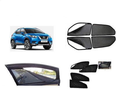 G ILIKA Rear Window, Side Window Sun Shade For Nissan Kicks(Black)
