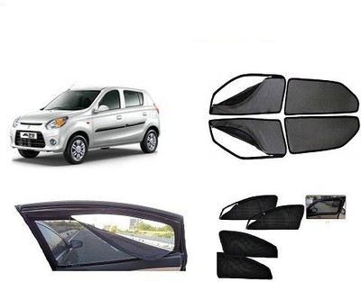 RAKRISH COLLECTION Rear Window, Side Window Sun Shade For Maruti Suzuki Alto 800(Black)