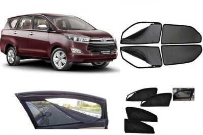 RAKRISH COLLECTION Rear Window, Side Window Sun Shade For Toyota Innova Crysta(Black)