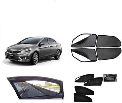 G ILIKA Rear Window, Side Window Sun Shade For Maruti Suzuki Ciaz(Black)