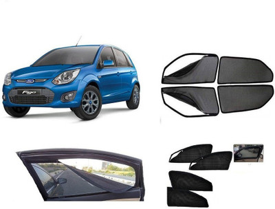 G ILIKA Rear Window, Side Window Sun Shade For Ford Figo(Black)