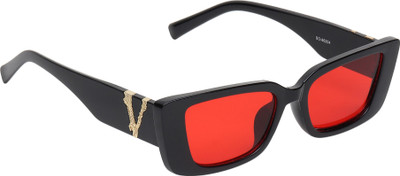 Aligatorr Wrap-around Sunglasses(For Men & Women, Red)