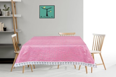 MANUFACTORY Printed 2 Seater Table Cover(Pink, PVC)