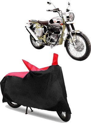 Exciting collections Two Wheeler Cover for Royal Enfield(Bullet Trials 500, Red, Black)