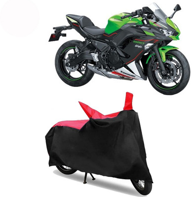 Exciting collections Two Wheeler Cover for Kawasaki(Ninja 650, Red, Black)