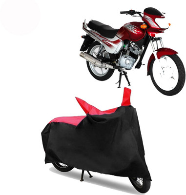 Exciting collections Two Wheeler Cover for TVS(Victor, Red, Black)