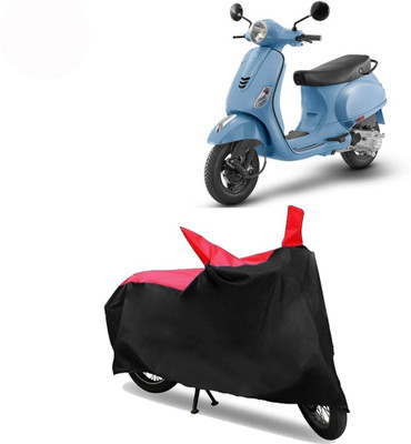 Exciting collections Two Wheeler Cover for Vespa(Vespa SXL 150, Red, Black)
