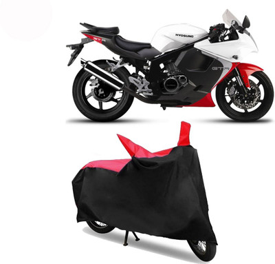 Exciting collections Two Wheeler Cover for Hyosung(GT650R, Red, Black)