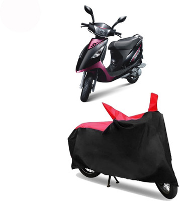 Exciting collections Two Wheeler Cover for TVS(Streek, Red, Black)