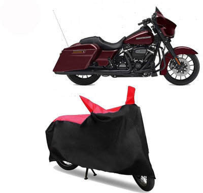 Exciting collections Two Wheeler Cover for Harley Davidson(Street Glide Special, Red, Black)