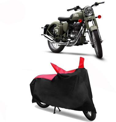 Exciting collections Two Wheeler Cover for Royal Enfield(Battle Green, Red, Black)