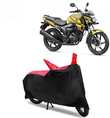 Exciting collections Two Wheeler Cover for Honda(Trigger, Red, Black)