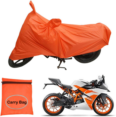 AXWee Waterproof Two Wheeler Cover for KTM(RC 200, Orange)