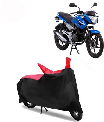 Exciting collections Two Wheeler Cover for Bajaj(XCD 125cc, Red, Black)