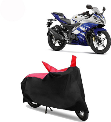 Exciting collections Two Wheeler Cover for Yamaha(YZF R15 Ver 2.0, Red, Black)