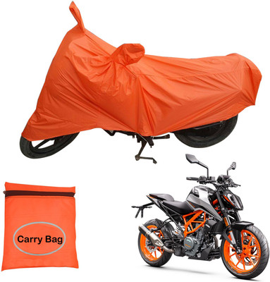 AXWee Waterproof Two Wheeler Cover for KTM(Duke 390, Orange)