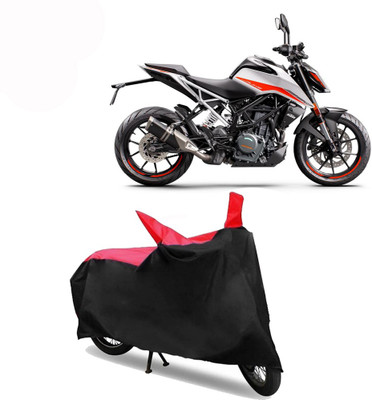 Exciting collections Two Wheeler Cover for KTM(Duke 390, Red, Black)
