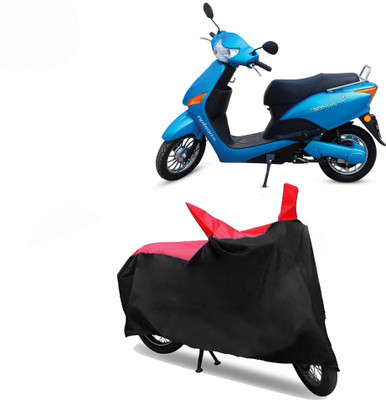 Exciting collections Two Wheeler Cover for Hero(Electric Optima Plus, Red, Black)