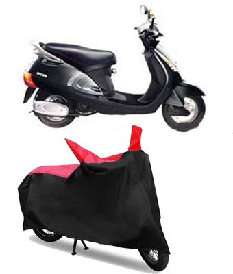 Exciting collections Two Wheeler Cover for Kinetic(Nova EX, Red, Black)