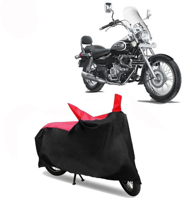 Exciting collections Two Wheeler Cover for Bajaj(Avenger 220 Cruise, Red, Black)