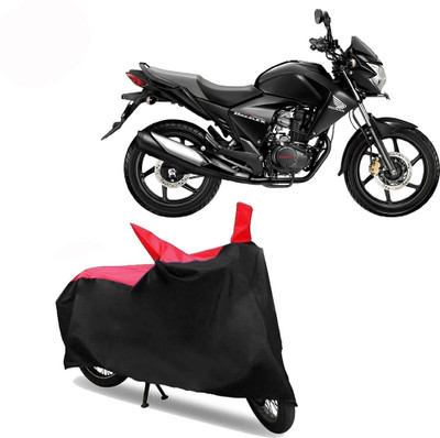Exciting collections Two Wheeler Cover for Honda(CBF150, Red, Black)