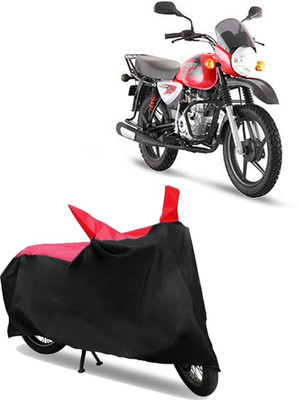 Exciting collections Two Wheeler Cover for Bajaj(Boxer, Red, Black)