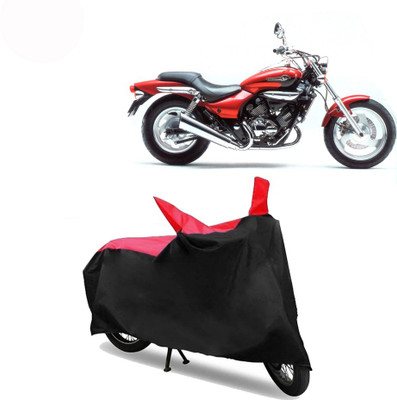 Exciting collections Two Wheeler Cover for Kawasaki(Eliminator, Red, Black)