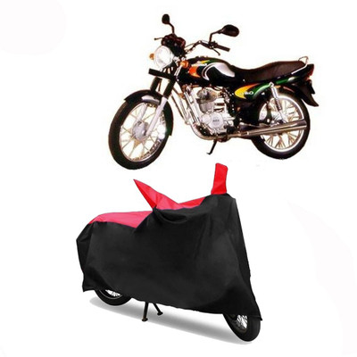 Exciting collections Two Wheeler Cover for Bajaj(Caliber, Red, Black)