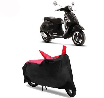 Exciting collections Two Wheeler Cover for Vespa(Piaggio Vespa, Red, Black)