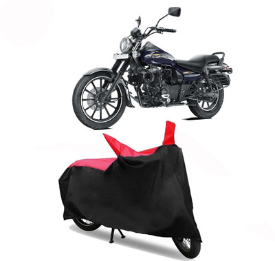 Exciting collections Two Wheeler Cover for Bajaj(Avenger 150 Street, Red, Black)
