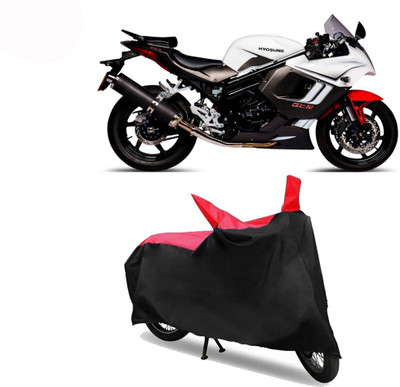 Exciting collections Two Wheeler Cover for Hyosung(GTS 300, Red, Black)